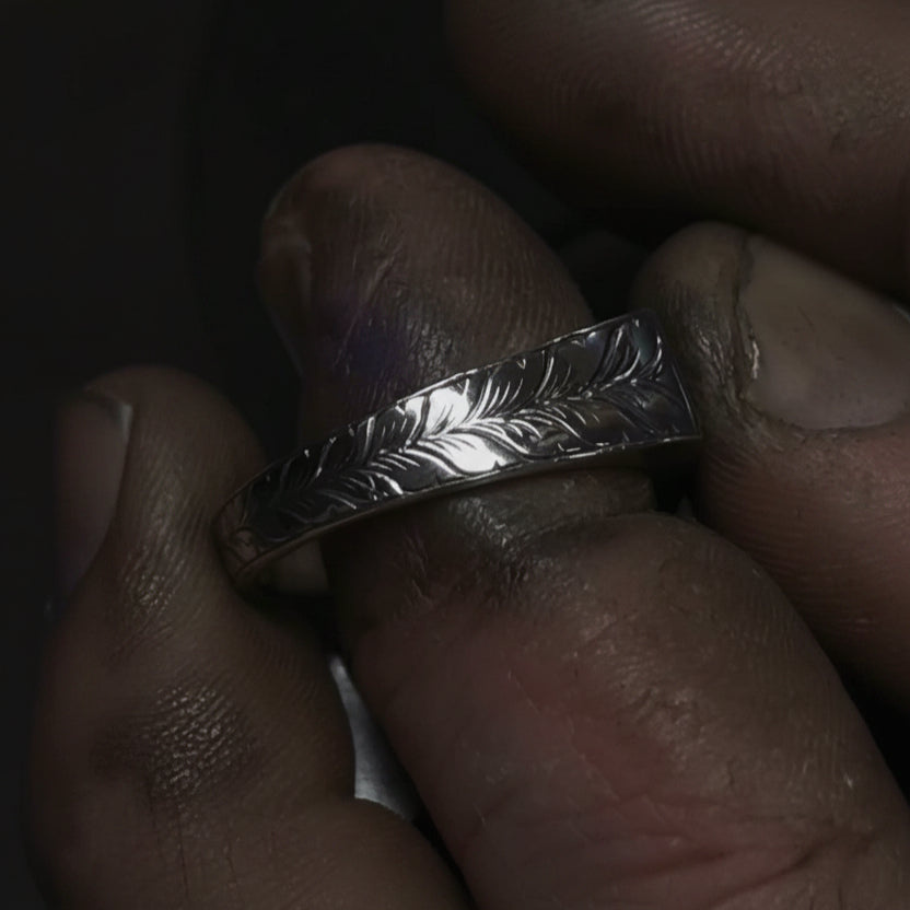Half Dollar Signet Ring
