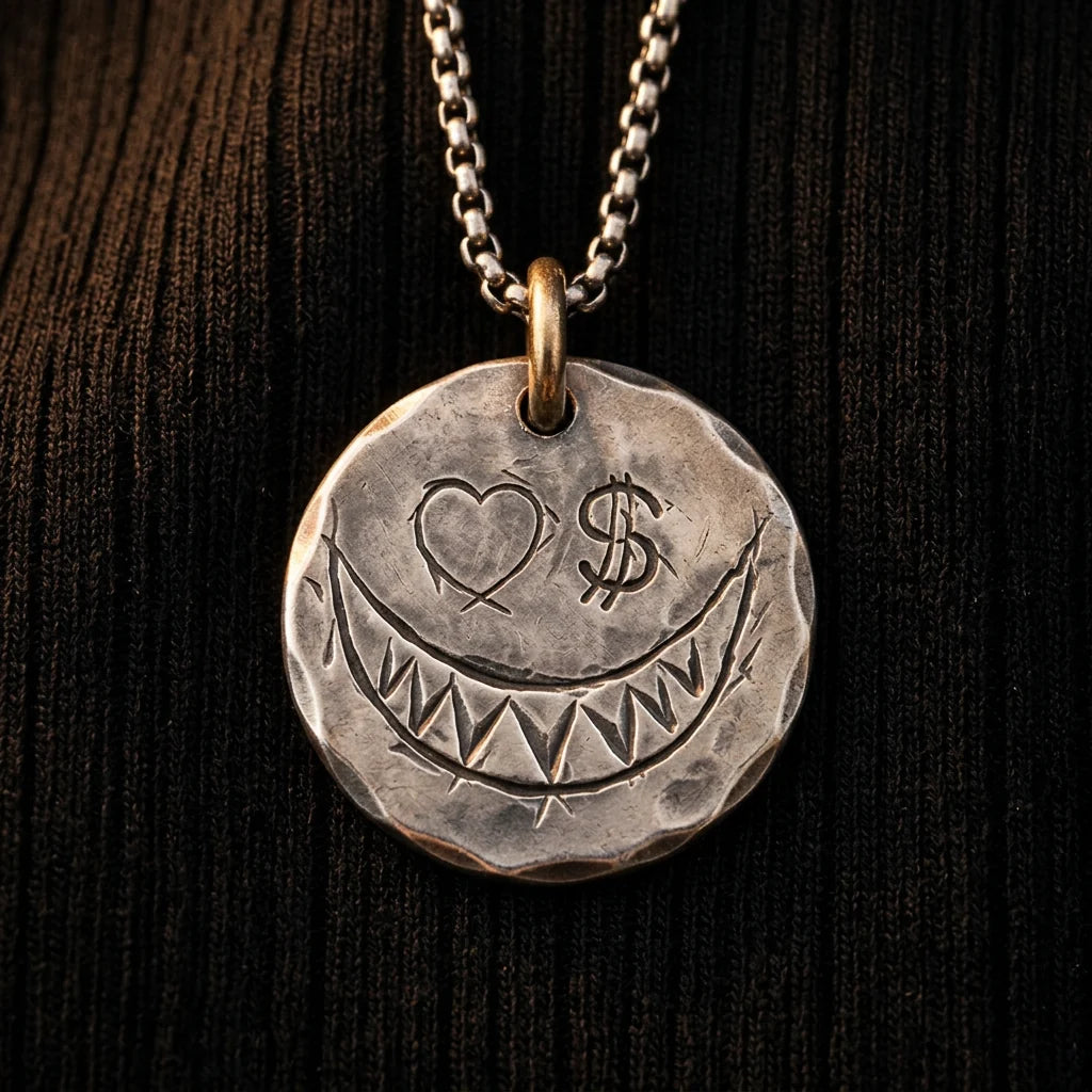 Handmade Silver Pumpkin Pendant