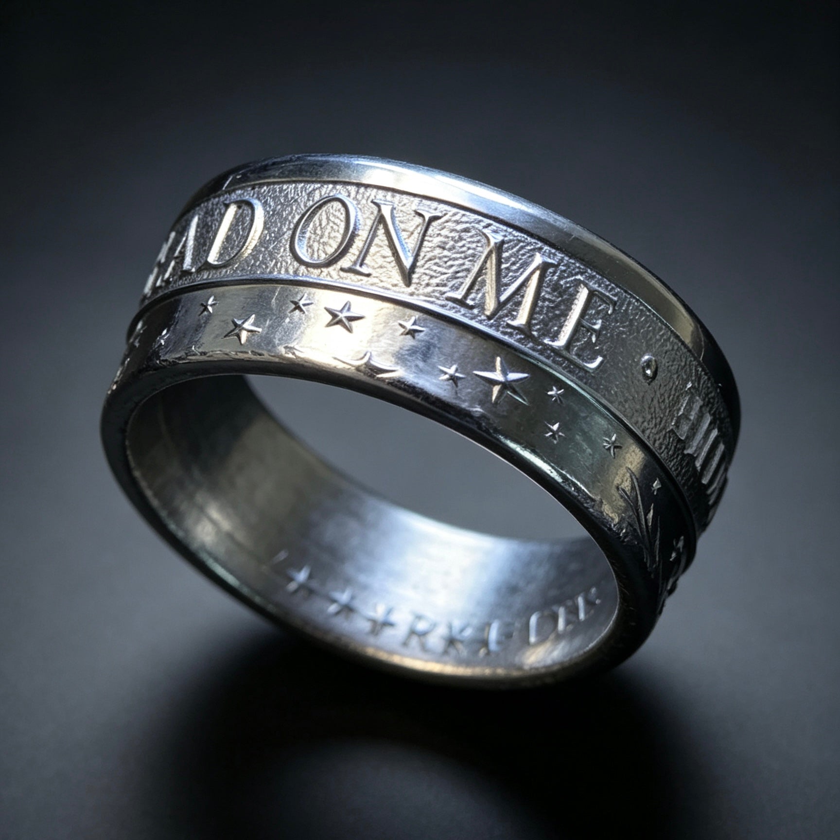 “Don’t Tread on Me” 1/2 Ounce Silver Coin Ring