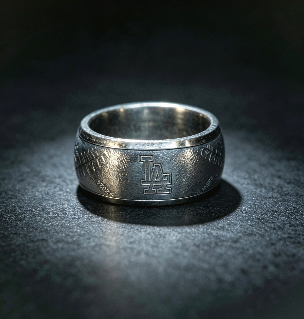Handmade MLB Baseball Silver Coin Ring | 2024 New Zealand Mint 1oz .999 Fine Silver Round Ring