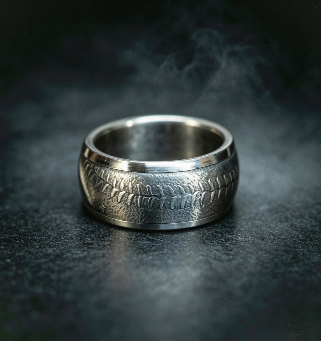 Handmade MLB Baseball Silver Coin Ring | 2024 New Zealand Mint 1oz .999 Fine Silver Round Ring