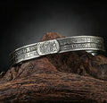 Vintage Queen Elizabeth II Florin Coin Cuff Bracelet