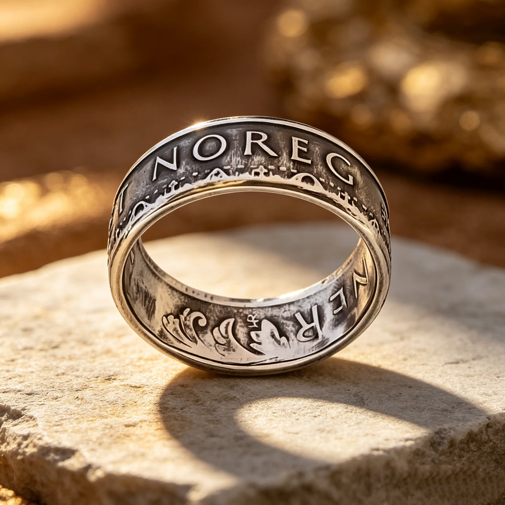 Viking Style-Norwegian 5 Kroner coin