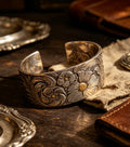 Mountain Bloom Engraved Bracelet