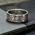 "In Love We Trust" Walking Liberty Coin Ring
