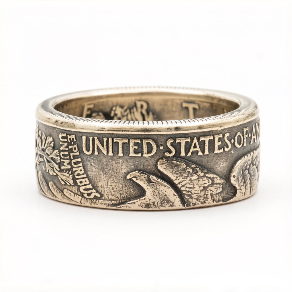 American 50-cent Ring