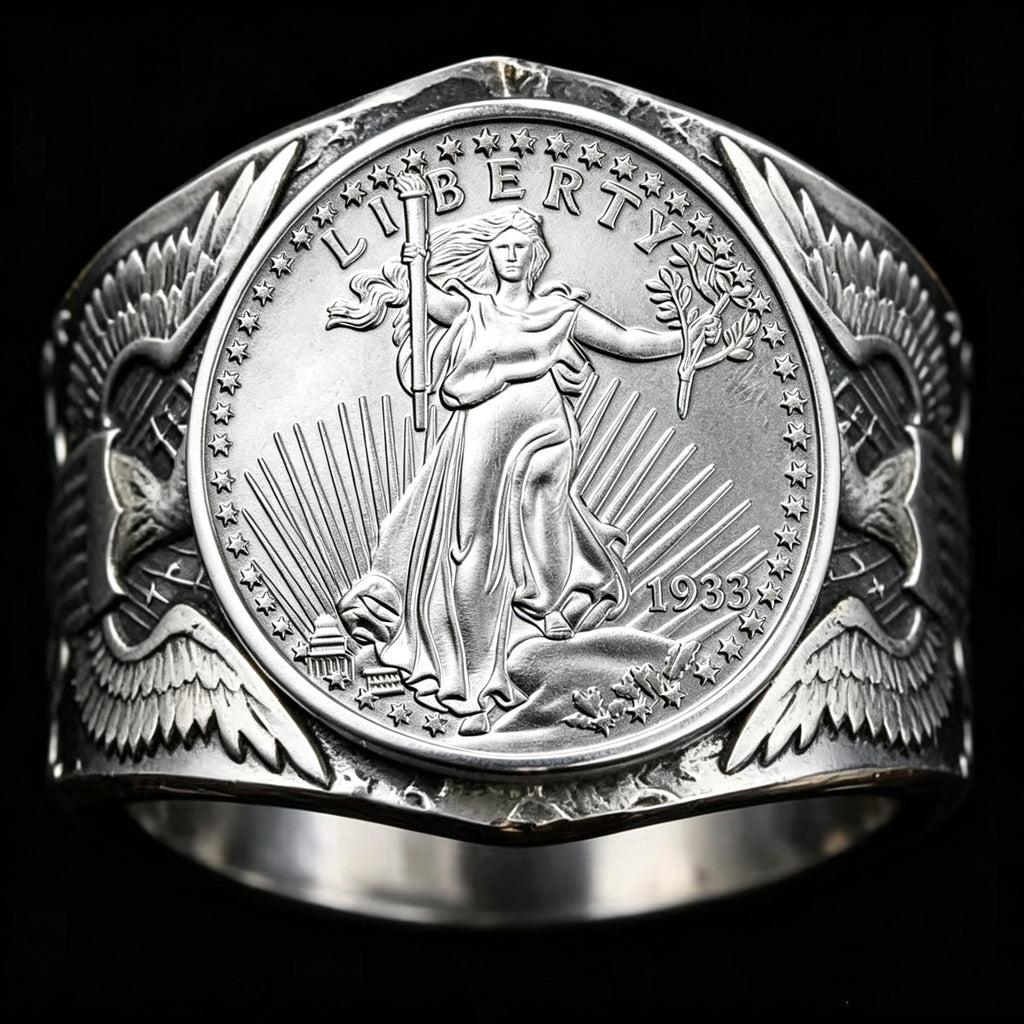 1933 Double Eagle Replica Coin Ring