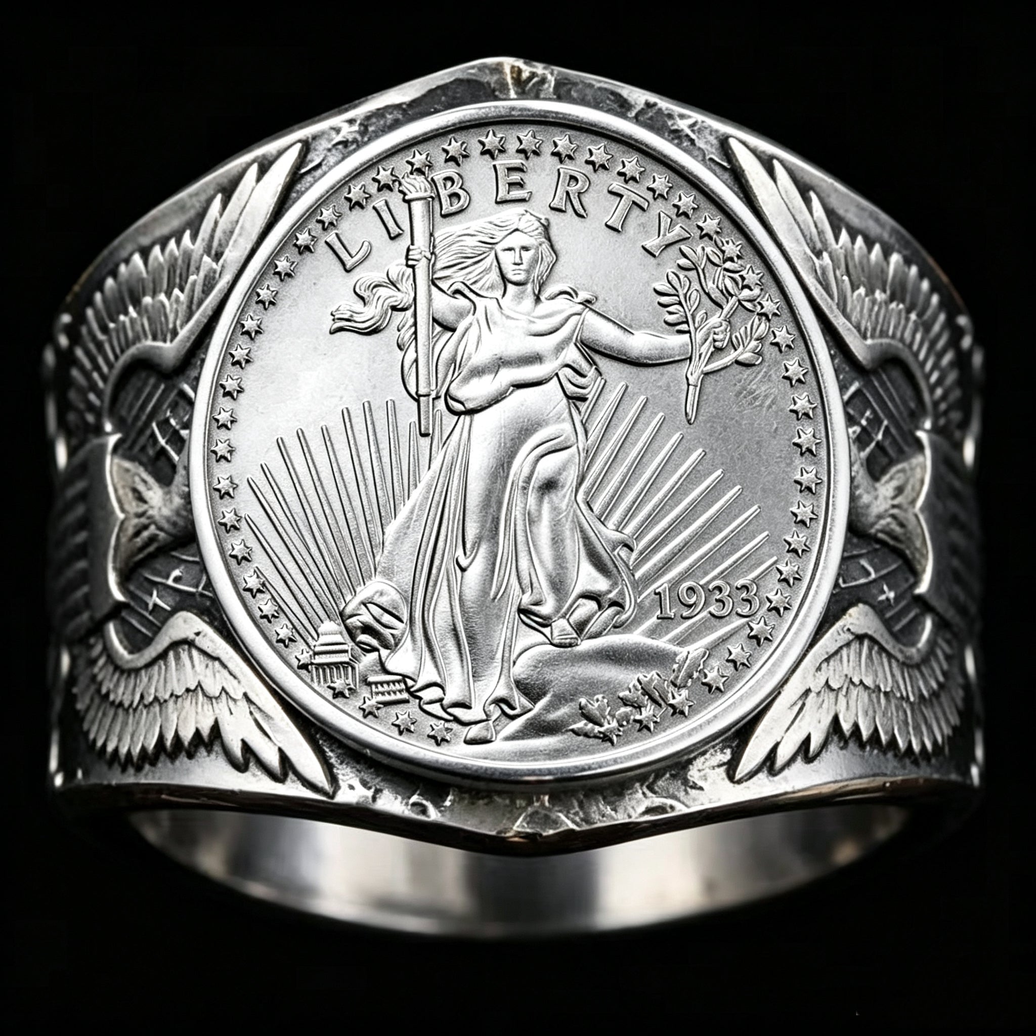 1933 Double Eagle Replica Coin Ring