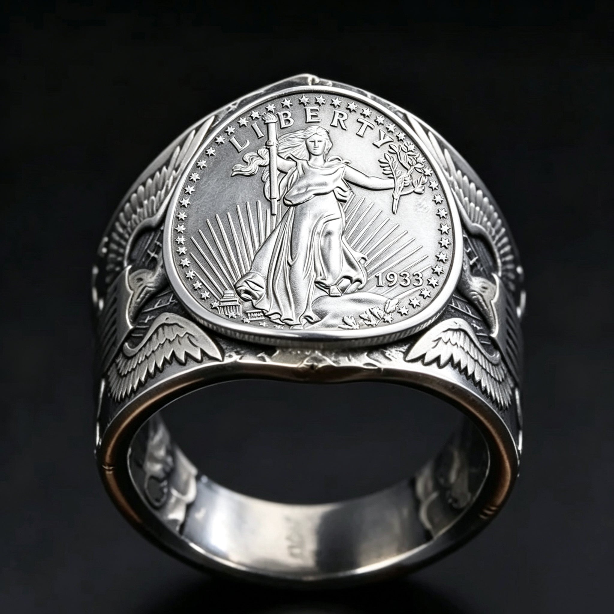 1933 Double Eagle Replica Coin Ring