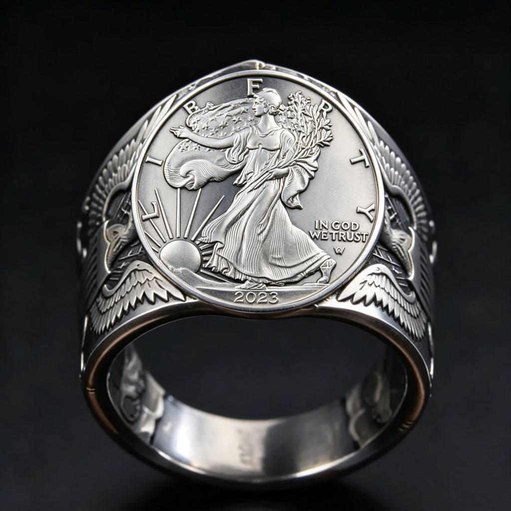 2023 S Edition 1 oz American Eagle Silver Coin Ring