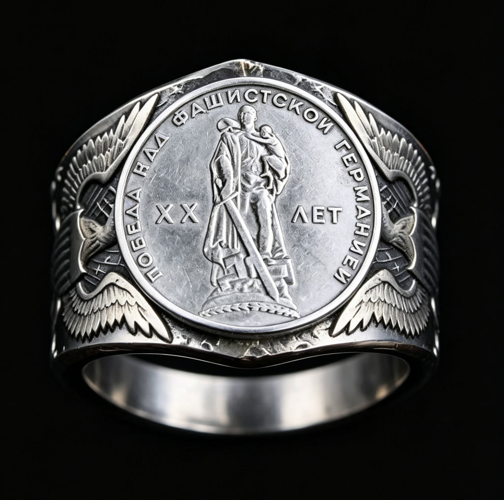 1965 Soviet Commemorative Coin Ring