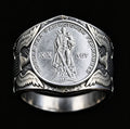1965 Soviet Commemorative Coin Ring