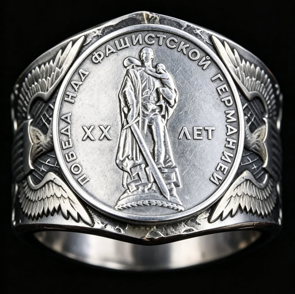 1965 Soviet Commemorative Coin Ring