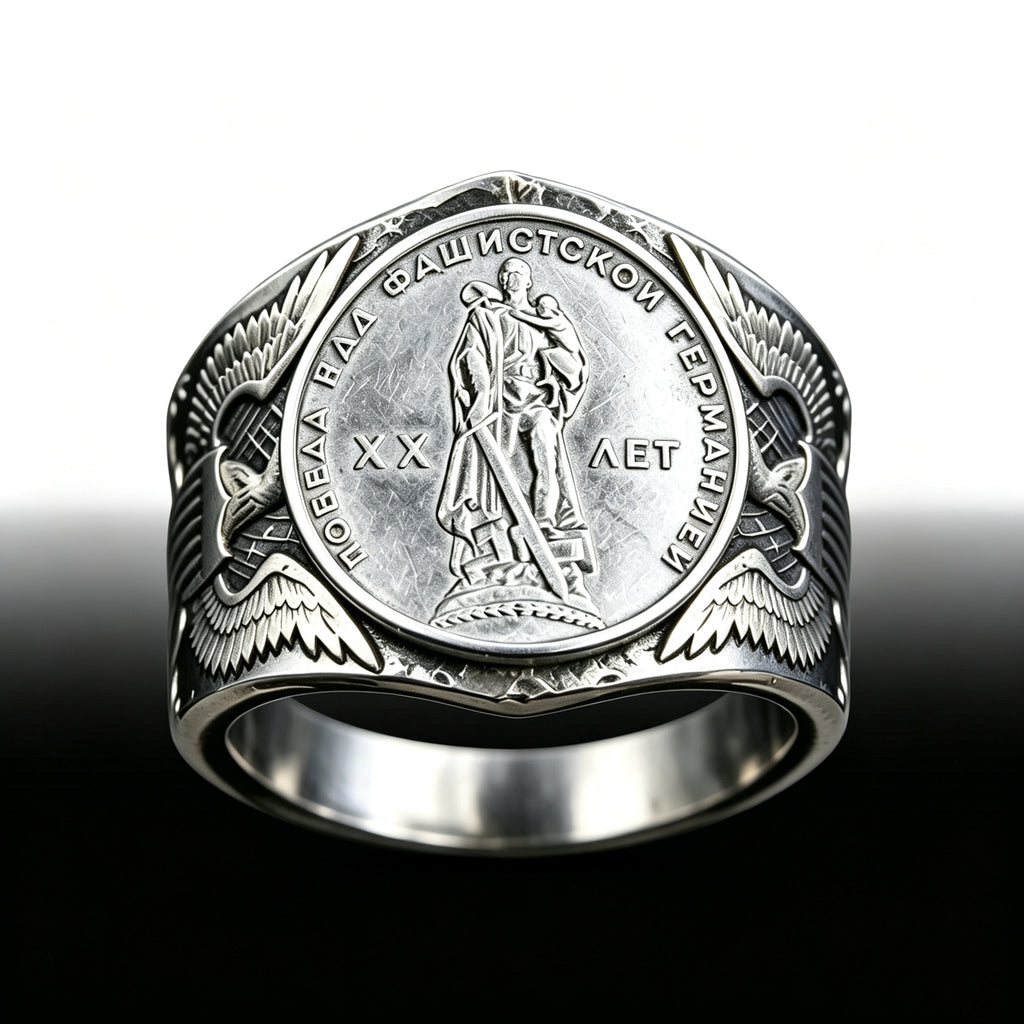 1965 Soviet Commemorative Coin Ring
