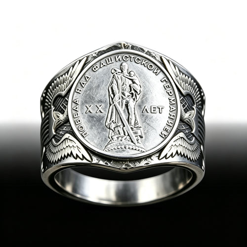 1965 Soviet Commemorative Coin Ring