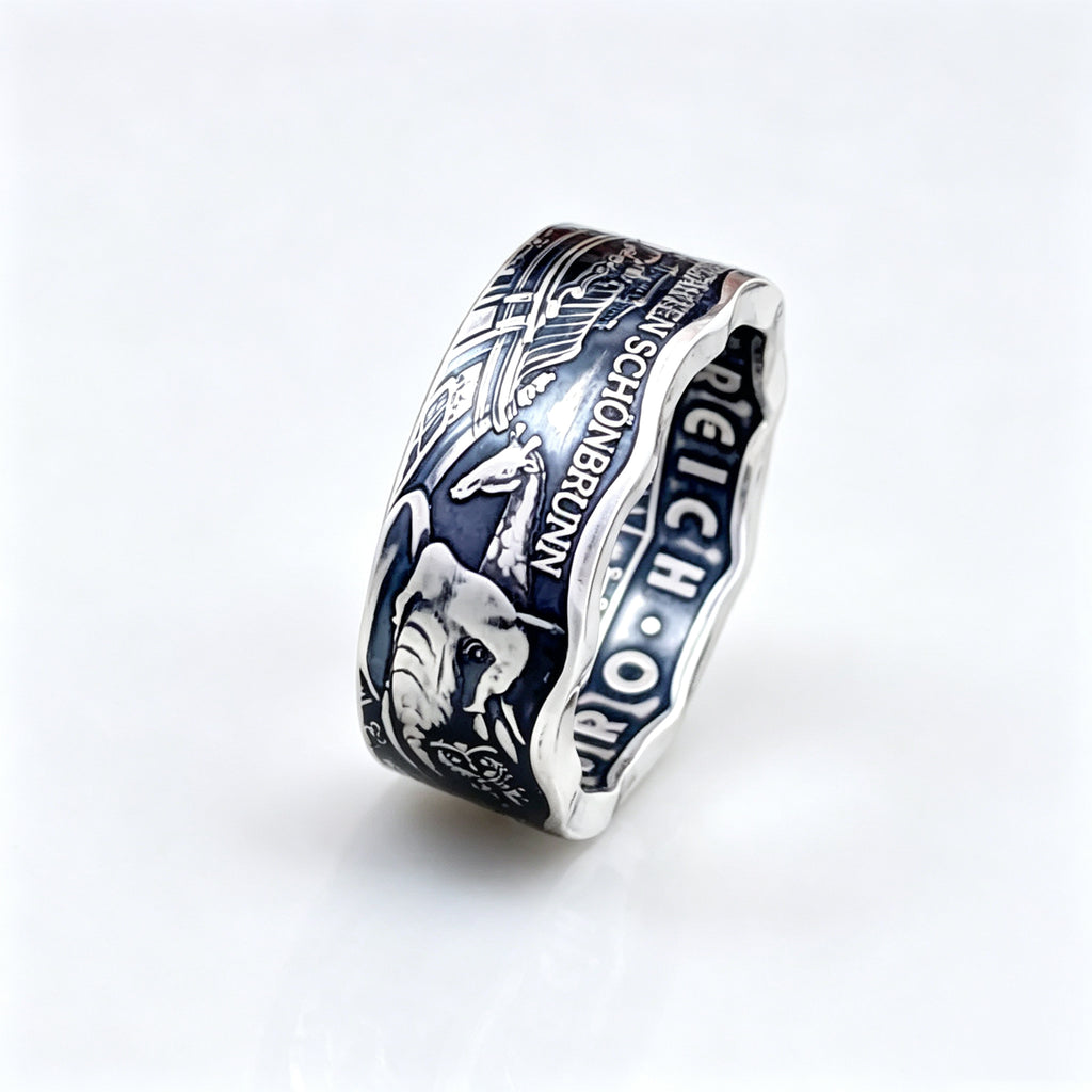 Austria Vienna Zoo Coin Ring