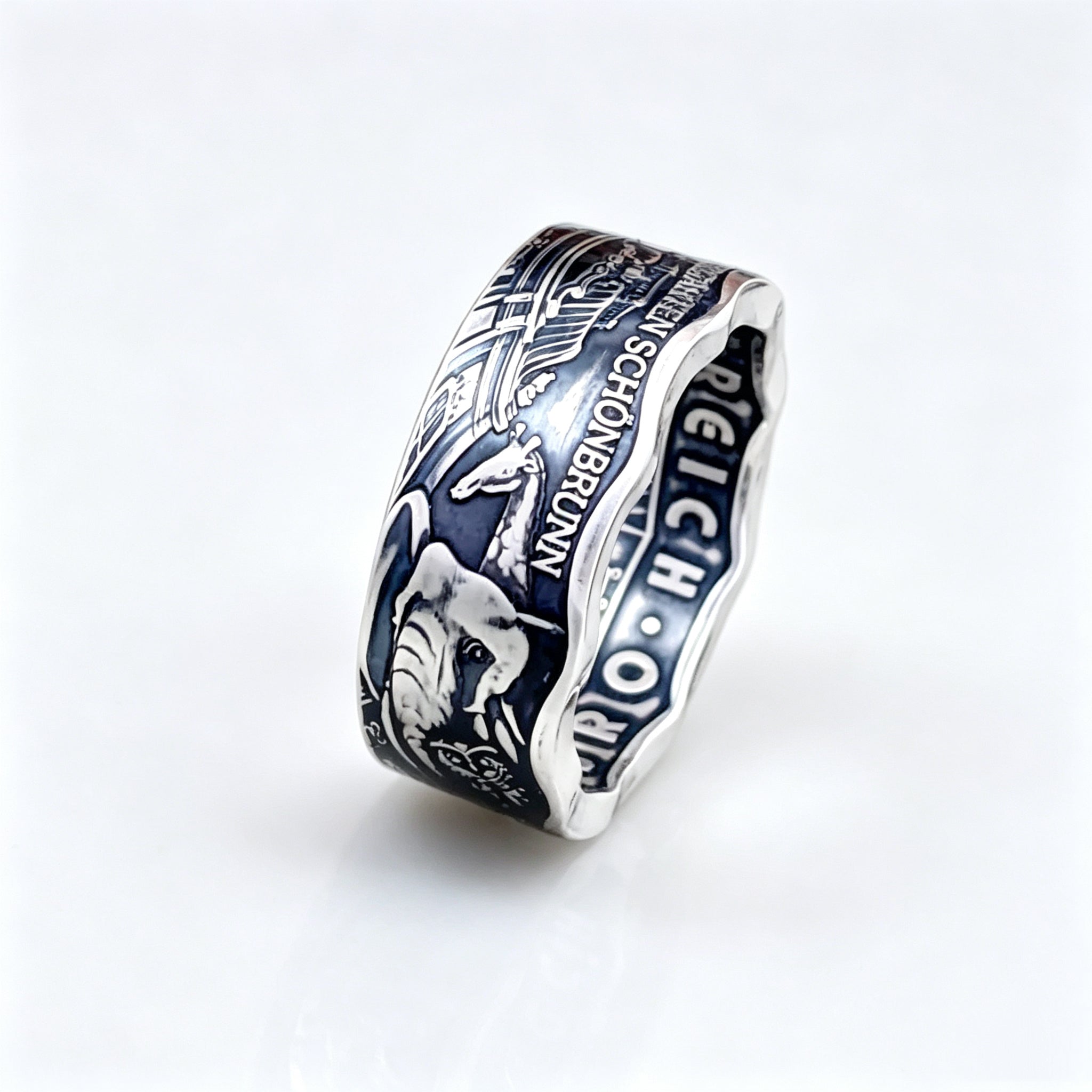Austria Vienna Zoo Coin Ring