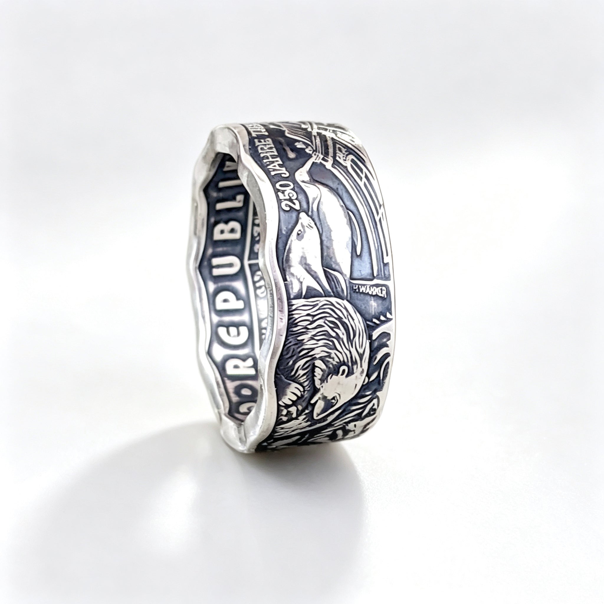 Austria Vienna Zoo Coin Ring