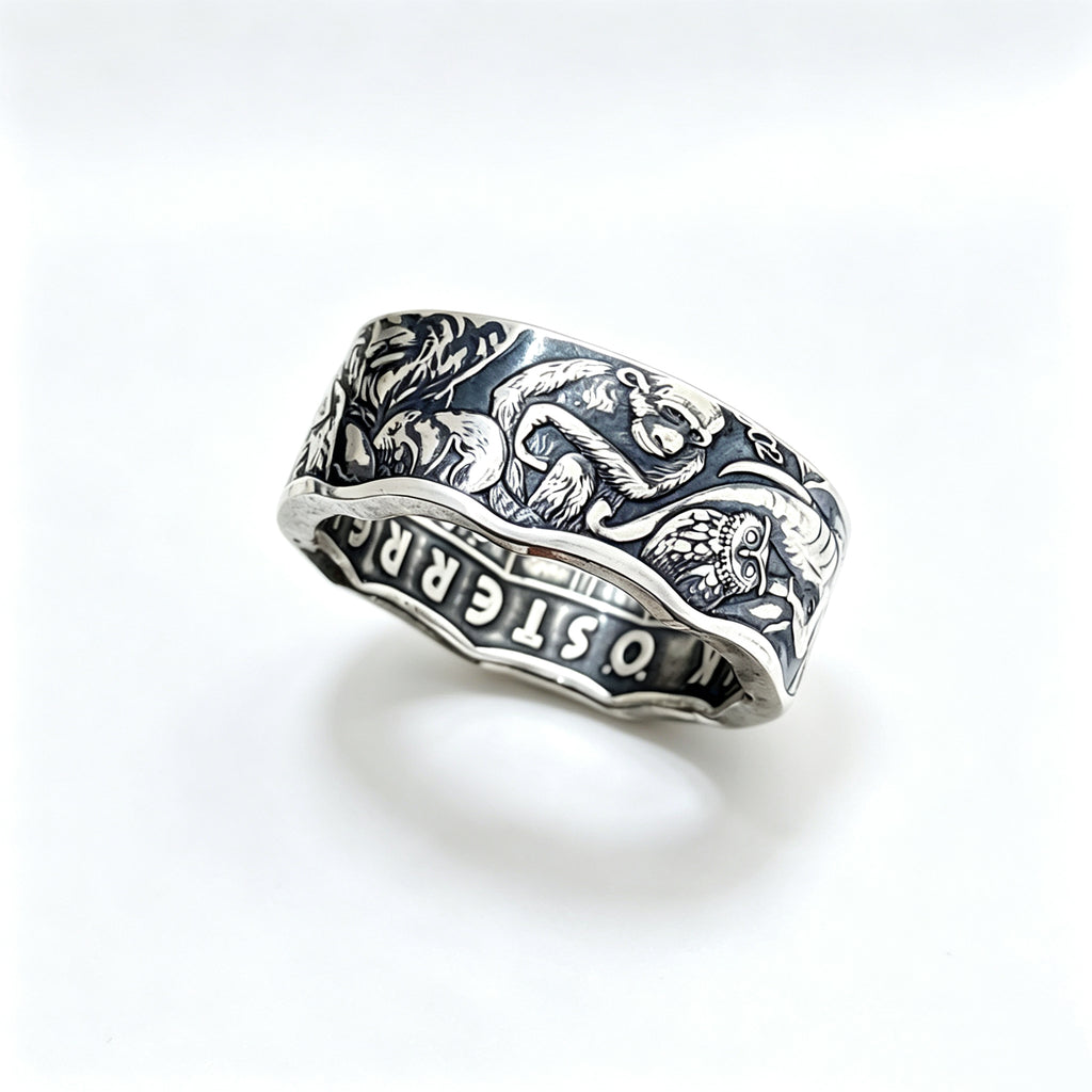Austria Vienna Zoo Coin Ring