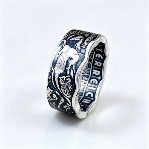 Austria Vienna Zoo Coin Ring