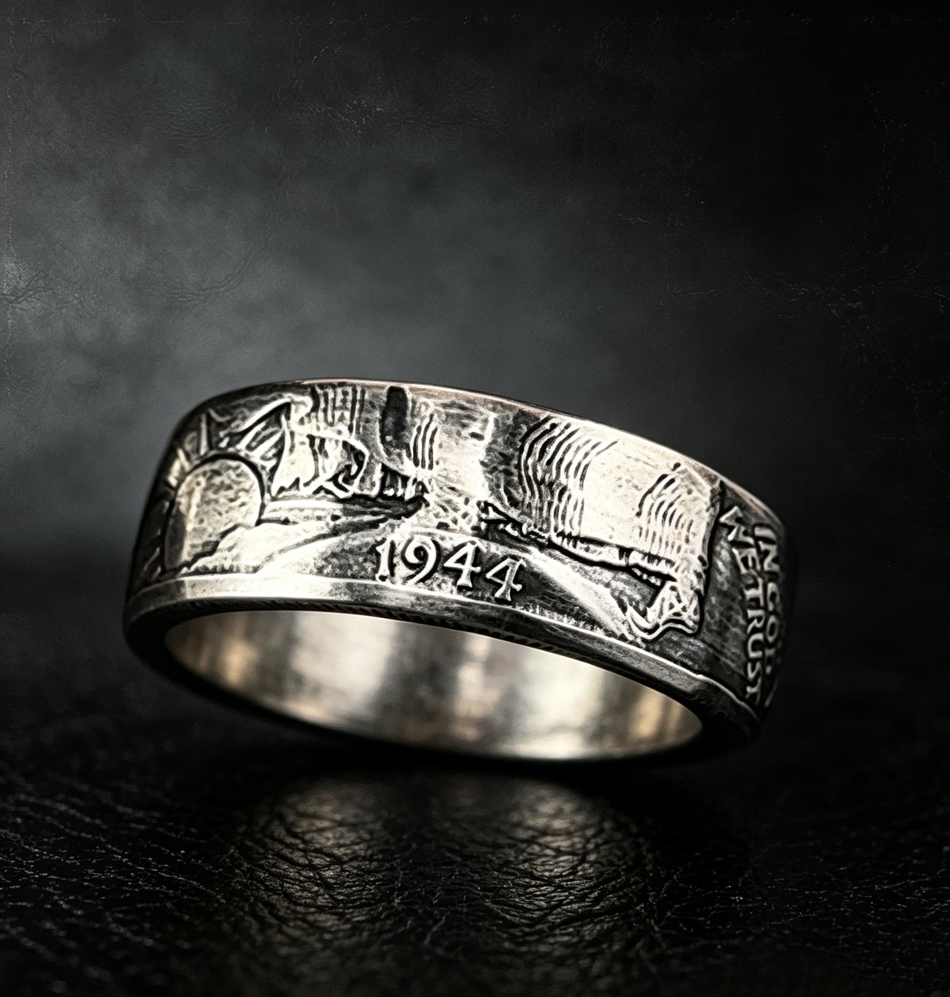 Walking Liberty 1944 Coin Ring