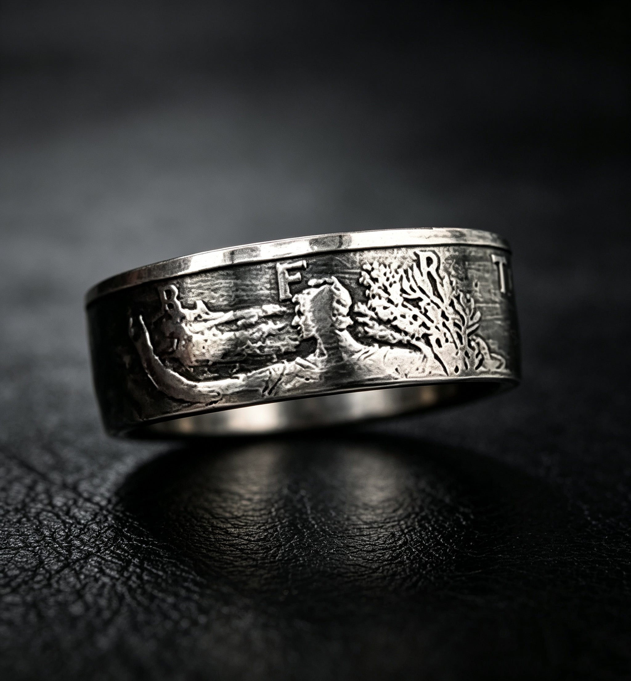 Walking Liberty 1944 Coin Ring