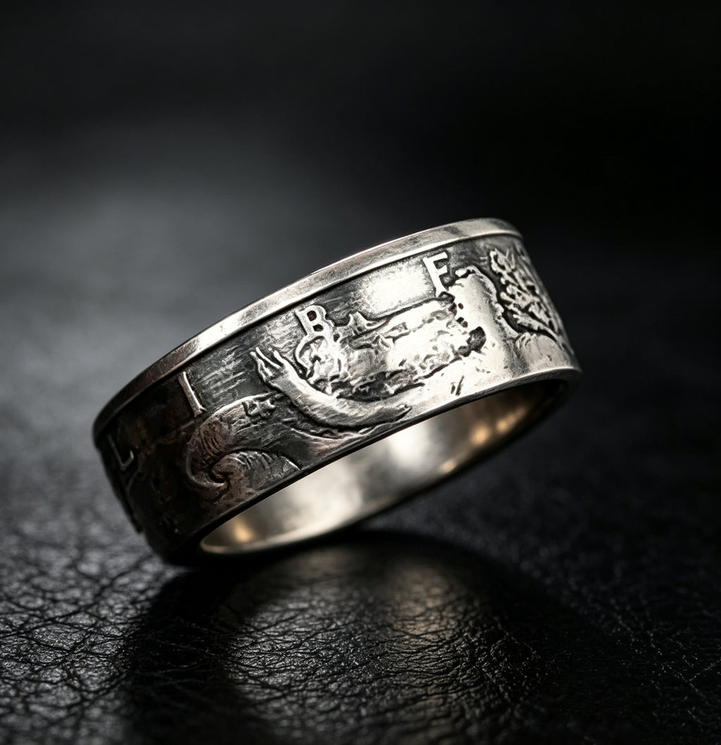 Walking Liberty 1944 Coin Ring