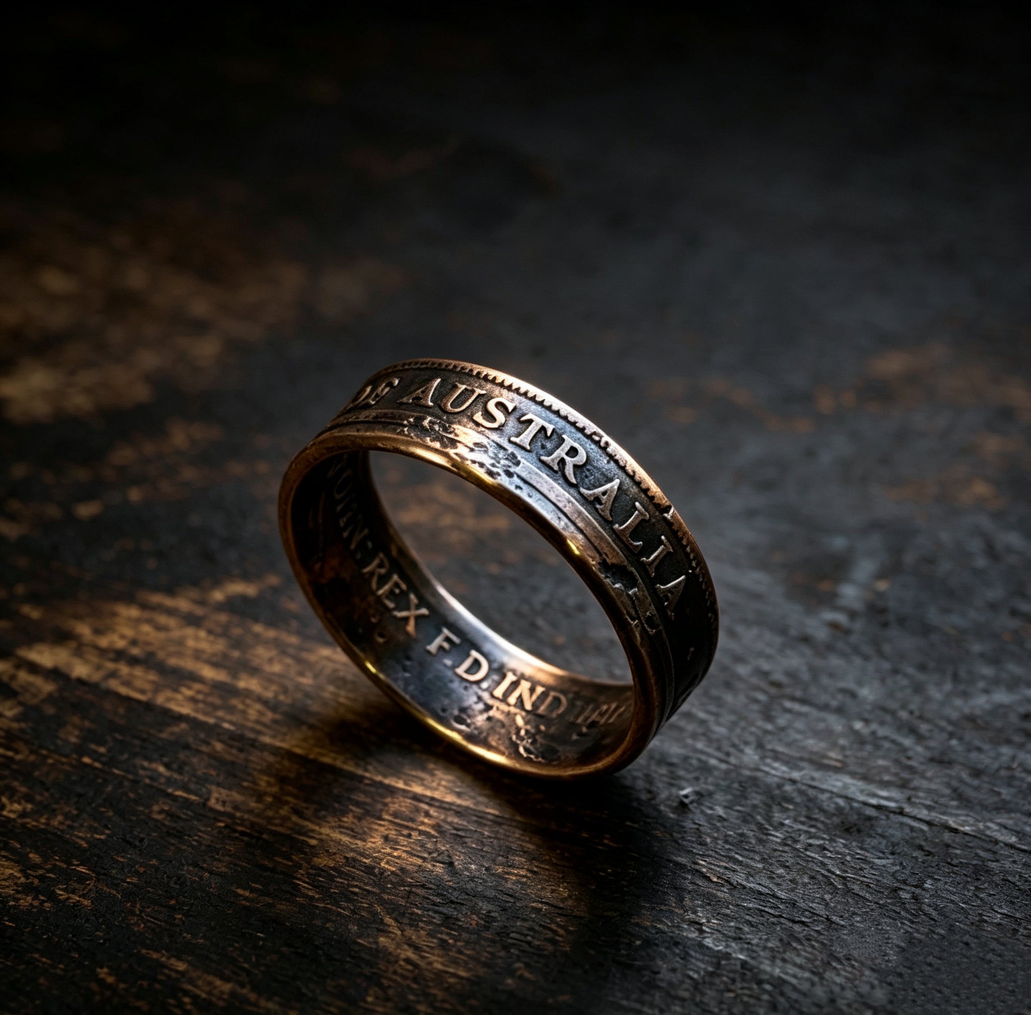 Australian One Penny Ring