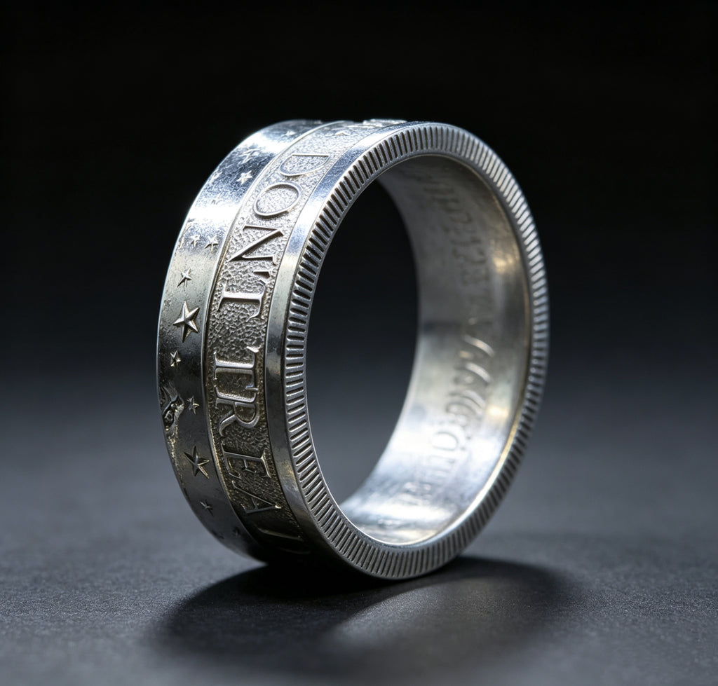 “Don’t Tread on Me” 1/2 Ounce Silver Coin Ring