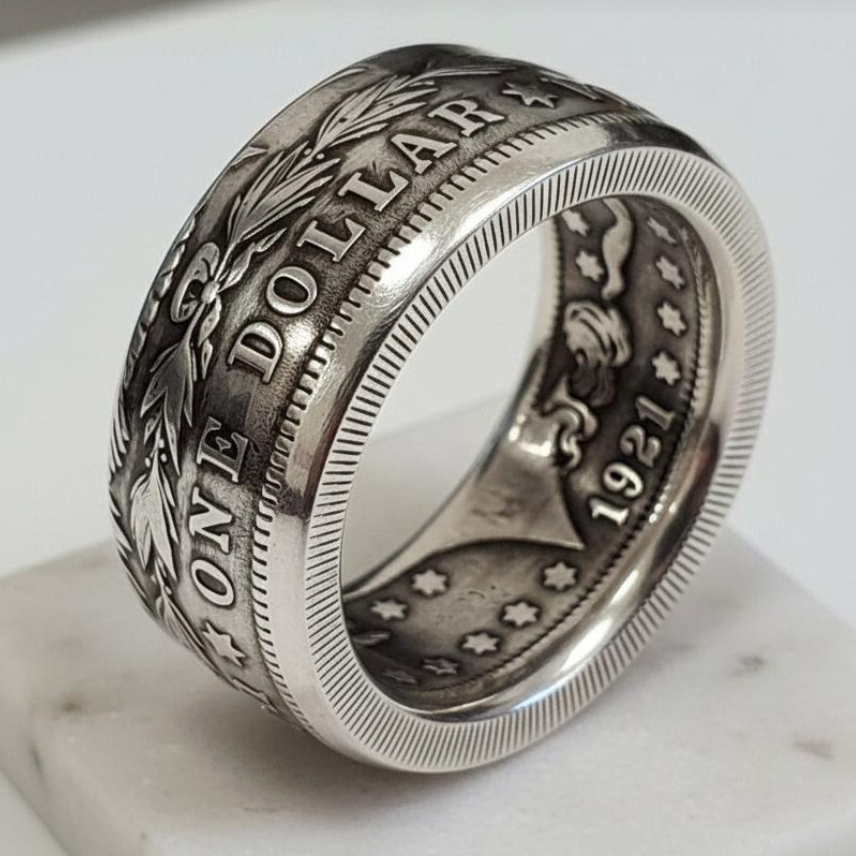 Morgan Silver Coin Ring
