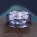 German Mark Silver Coin Ring