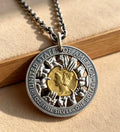 Hand Carved Hobo Nickel Pendant