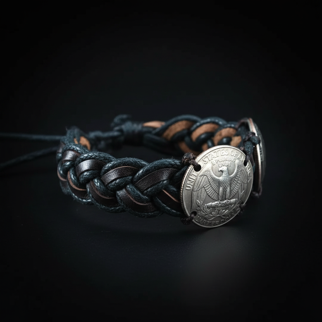 Coin Bracelet Side View
