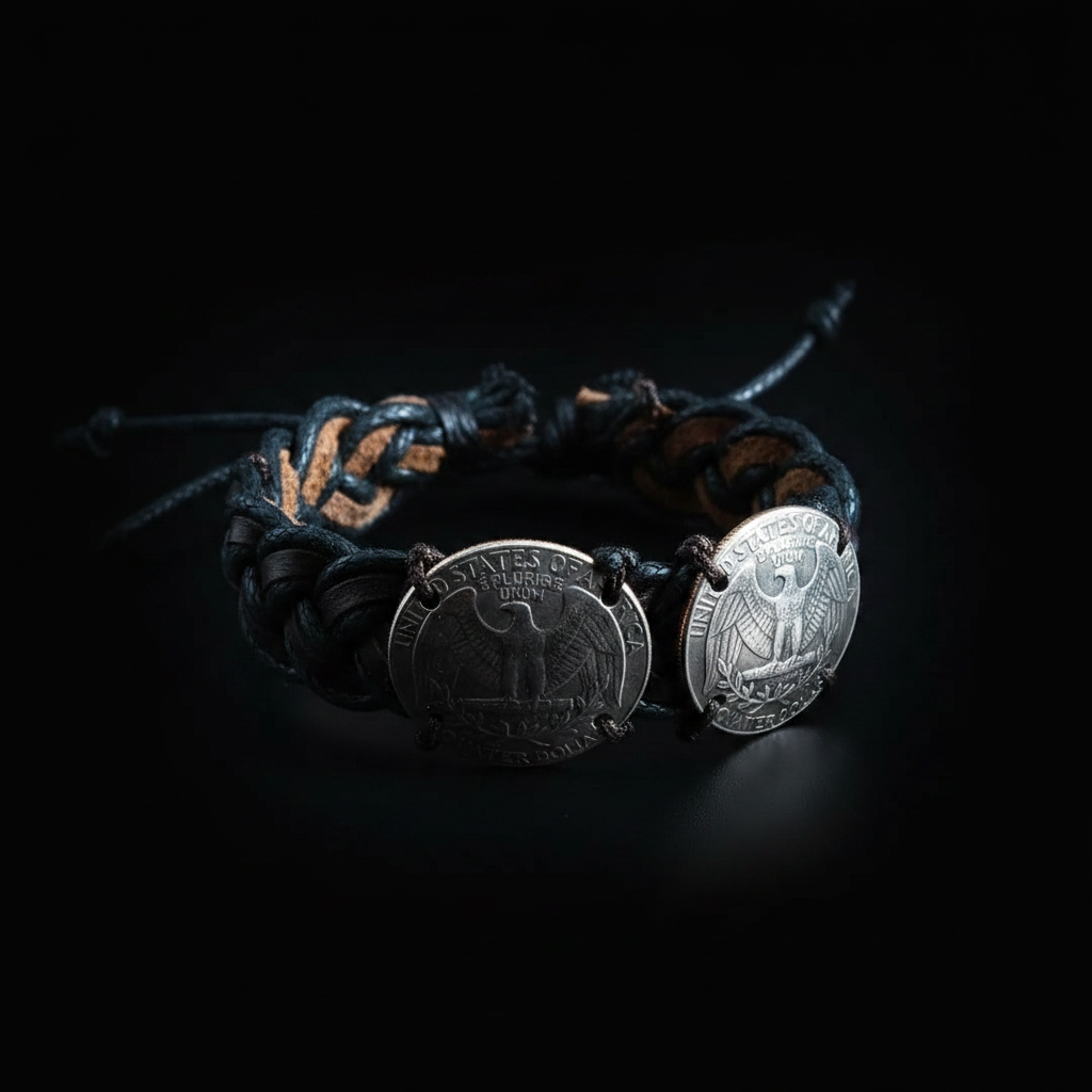 Coin Bracelet Top View
