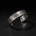 Coin Cuff Bangle - Dark Luxury