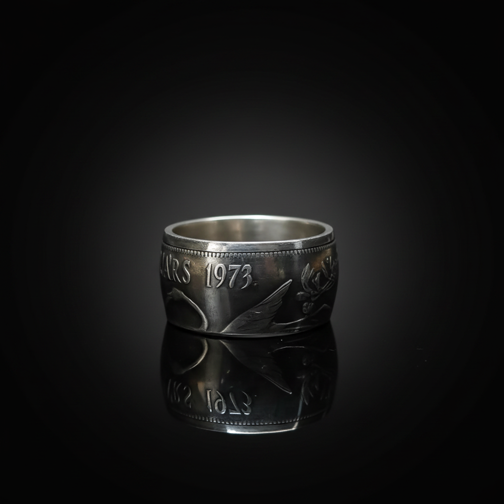 Coin Ring 1973 Dark Hero