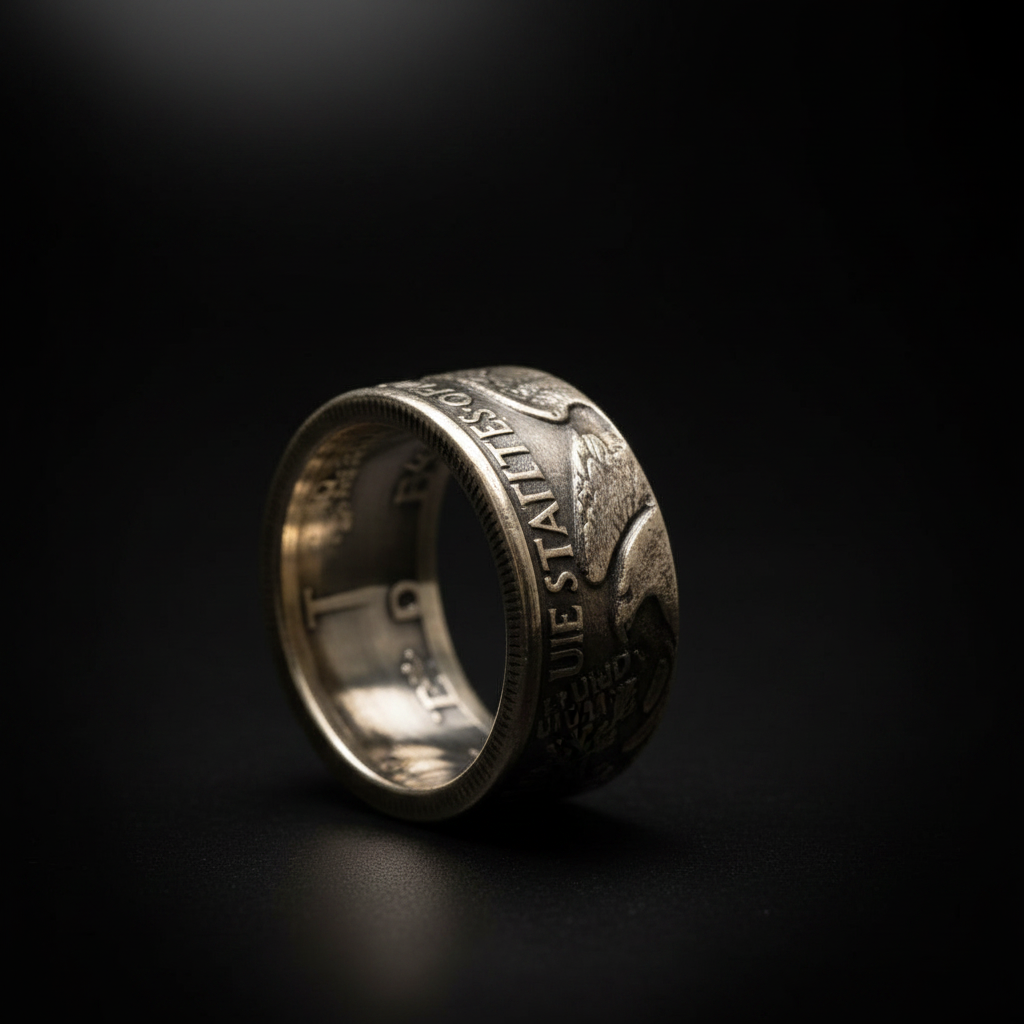 CoinRelic-American 50-cent Ring 电影感主图