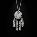Dreamcatcher Necklace Dark 1
