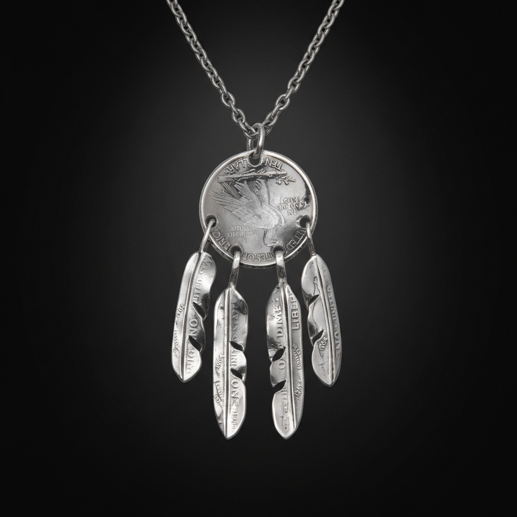 Dreamcatcher Necklace Dark 2