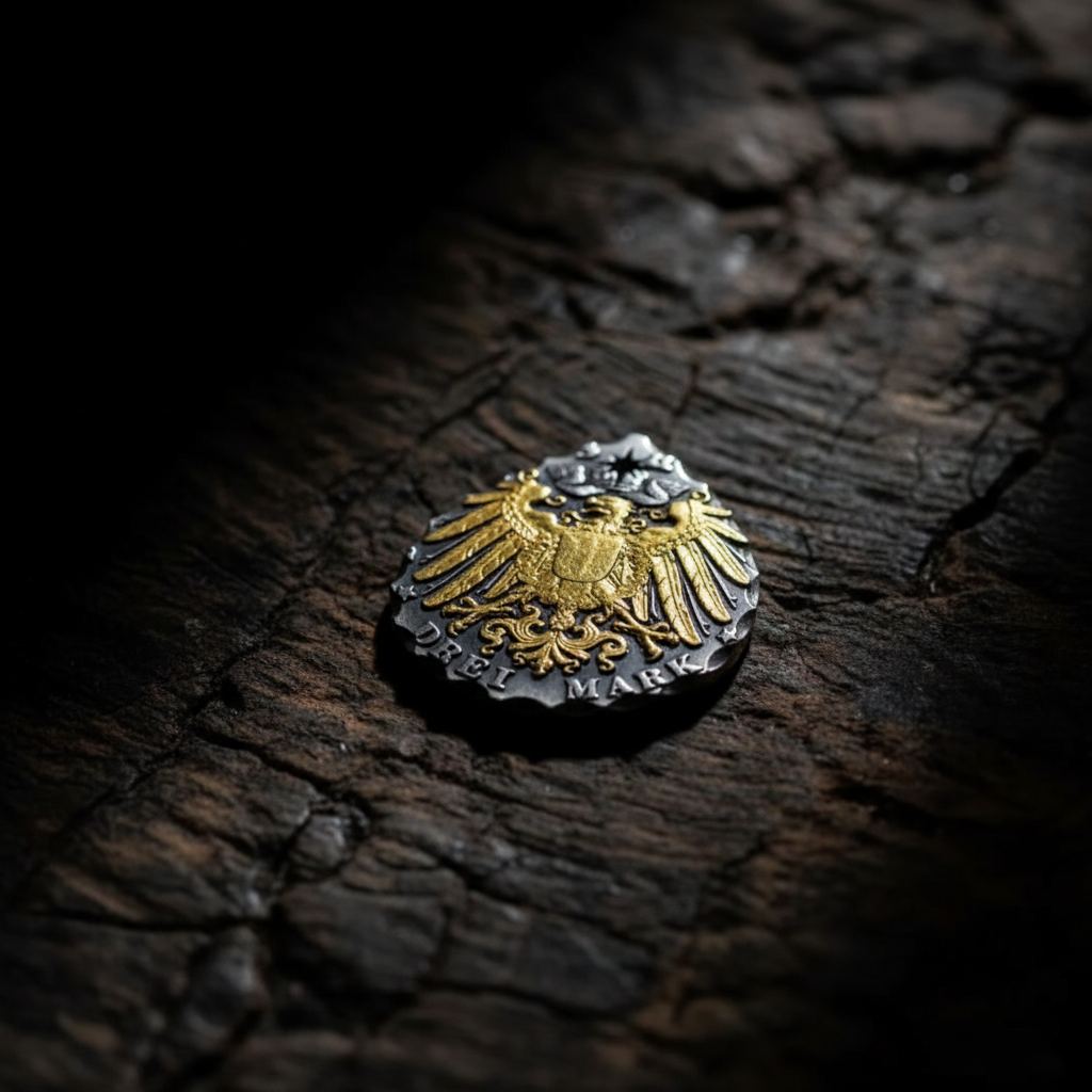 Drei Mark Pendant 1:1 Dark