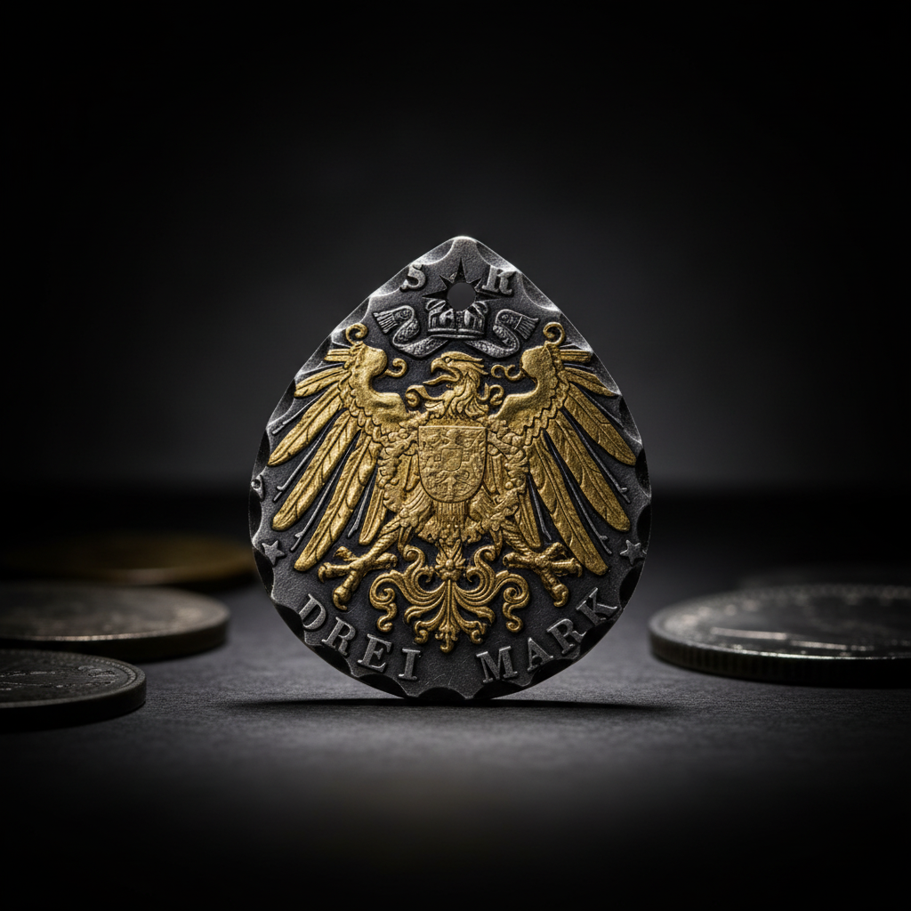 Drei Mark Pendant - Dark 1:1