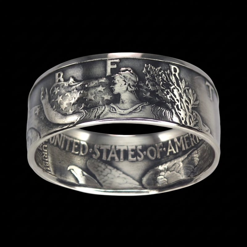 Walking Liberty Half Dollar Coin Ring/Necklace/Bangle