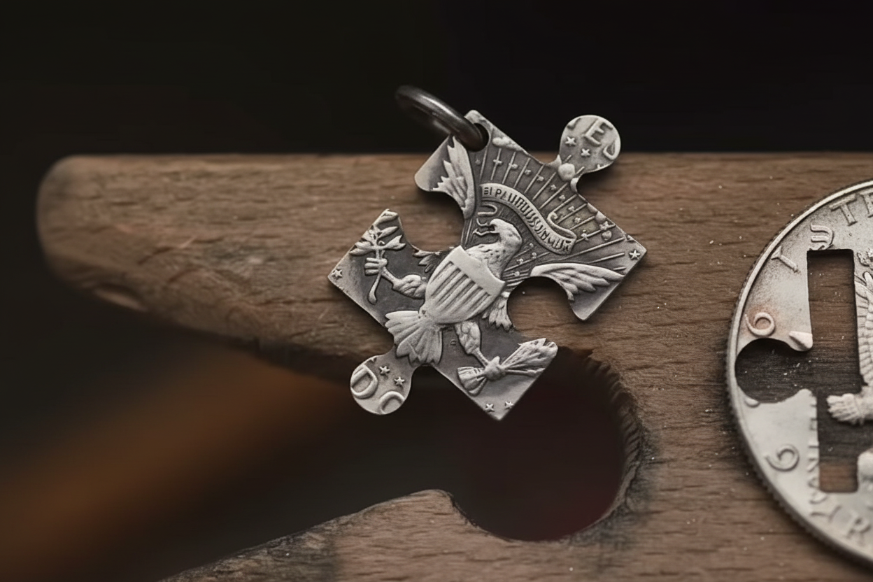 Silver Puzzle Pendant - HD 3:2